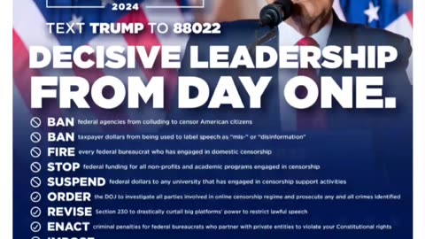 Trumps plan to restore free speech