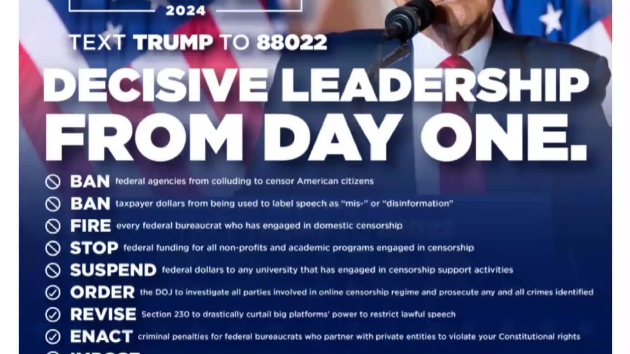 Trumps plan to restore free speech