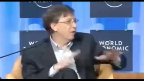 Bill Gates and Klaus Schwab discussing depopulation