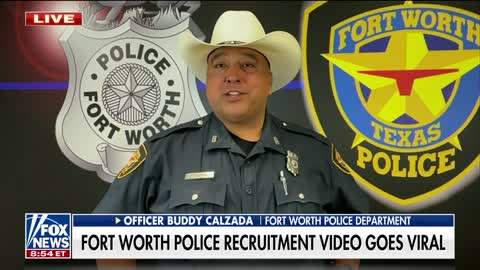 Texas police department's car-salesman-themed recruitment video goes viral