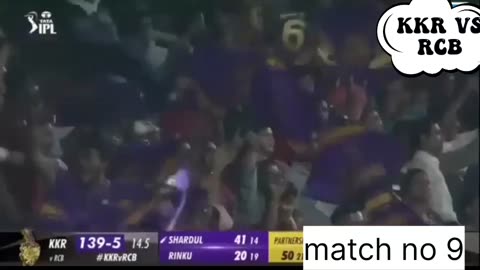 Kkr vs Rcb cricket match highlights