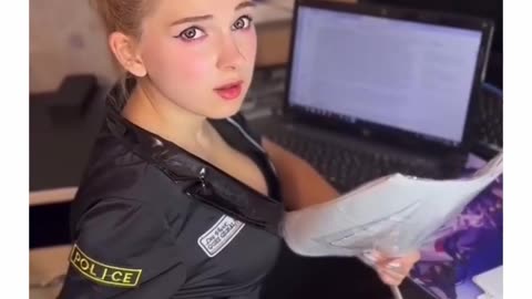cute girl having losts of work but her boyfriend want something else
