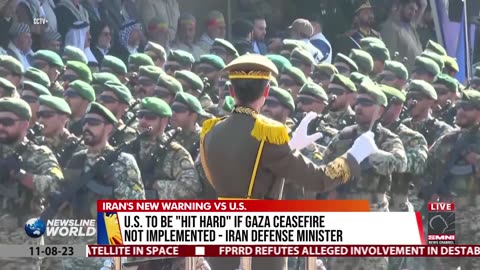 U.S. to be "hit hard" if Gaza ceasefire not implemented - Iran defense minister