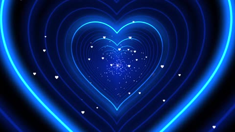 393. 💙Blue Heart Background😘Corazones blanco y negro