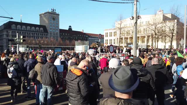 Leipzig Demo Augustusplatz 07.11.2020