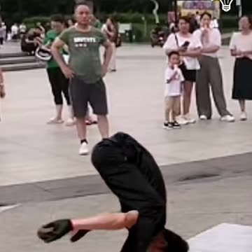 This man is incredibly flexible!