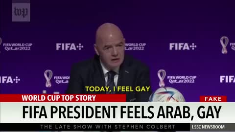 The president of FIFA has a lot of different feelings