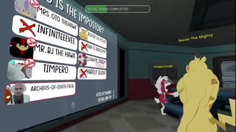 Rouge the Dark playing GAMES on (VRChat)