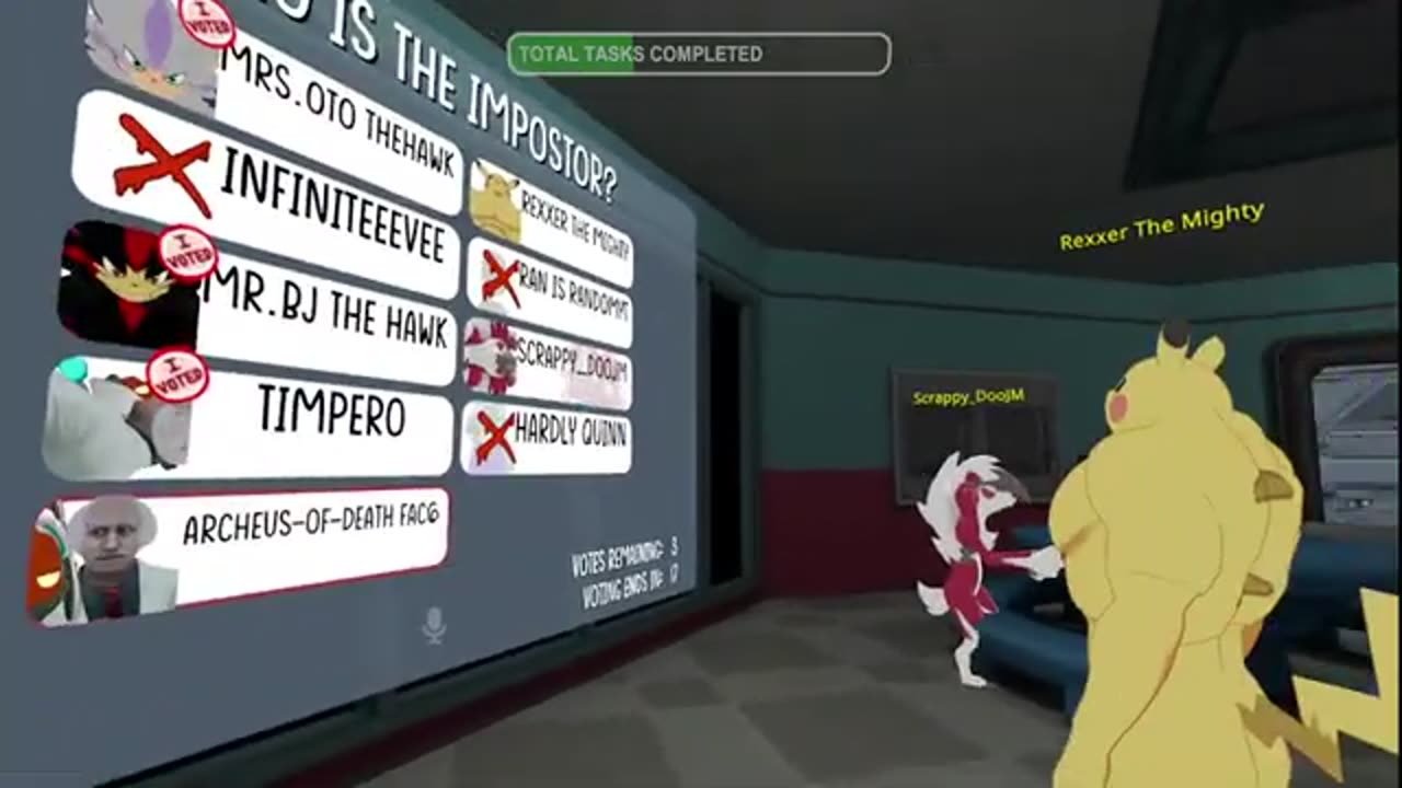 Rouge the Dark playing GAMES on (VRChat)