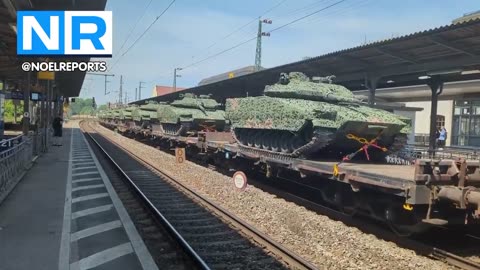 Swedish Heavy Combat Vehicles on the Move