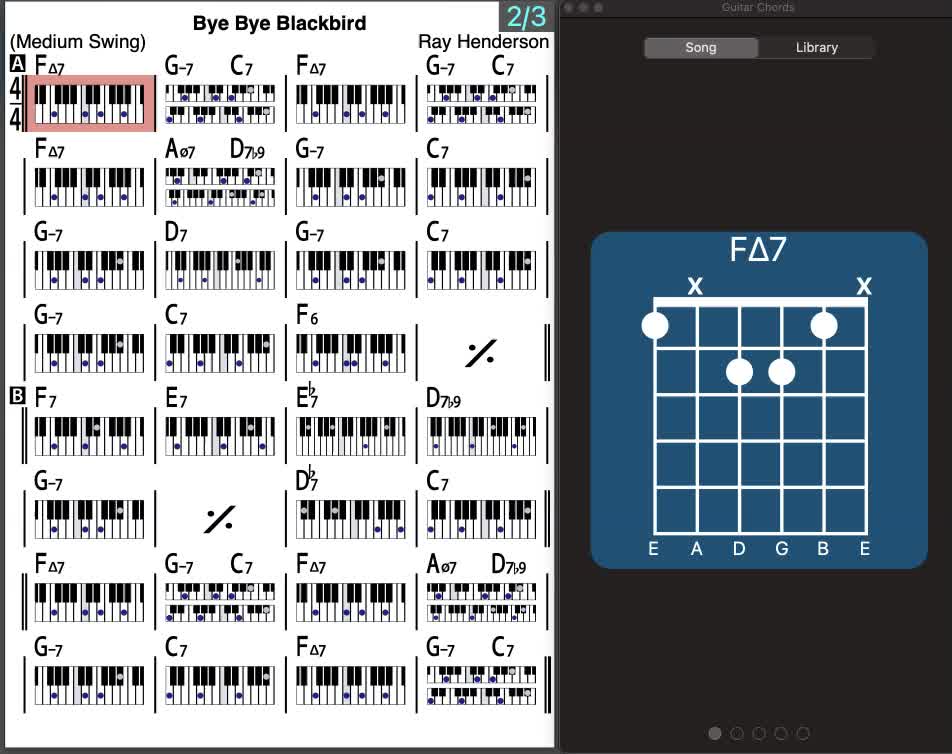 Bye, Bye Blackbird (Key: F) - iReal Pro - Jazz Tutorial