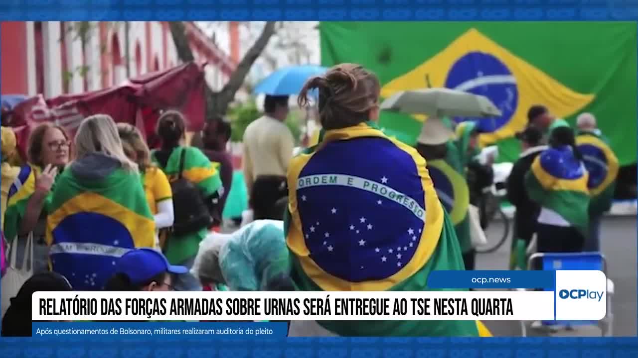 Relatório das Forças Armadas sobre urnas será entregue ao TSE nesta quarta