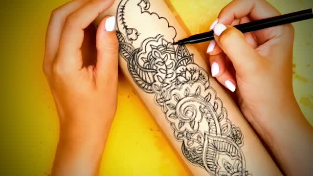 Temporary Tattoos | Stockings made of hands and feet, to make it more beautiful and attractive