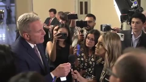 McCarthy just LIT UP hack CNN reporter