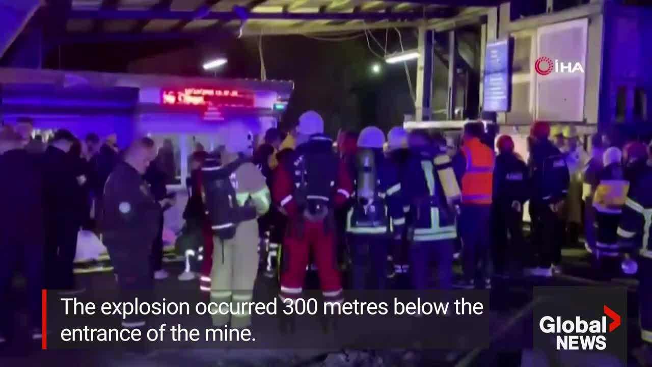 At least 25 dead, dozens trapped in Turkish coal mine explosion