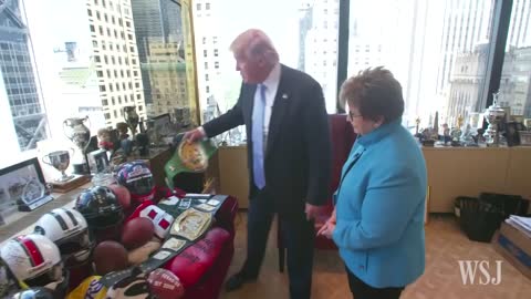 Donald Trump's Tour of His Manhattan Office