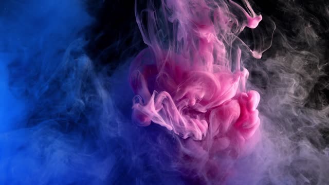 Ink Water Underwater Foam Smoke Background