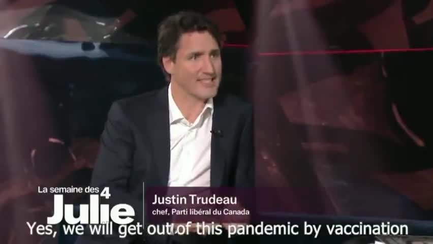 Trudeau who do not want to take the vaccine “misogynists” and “racists”.