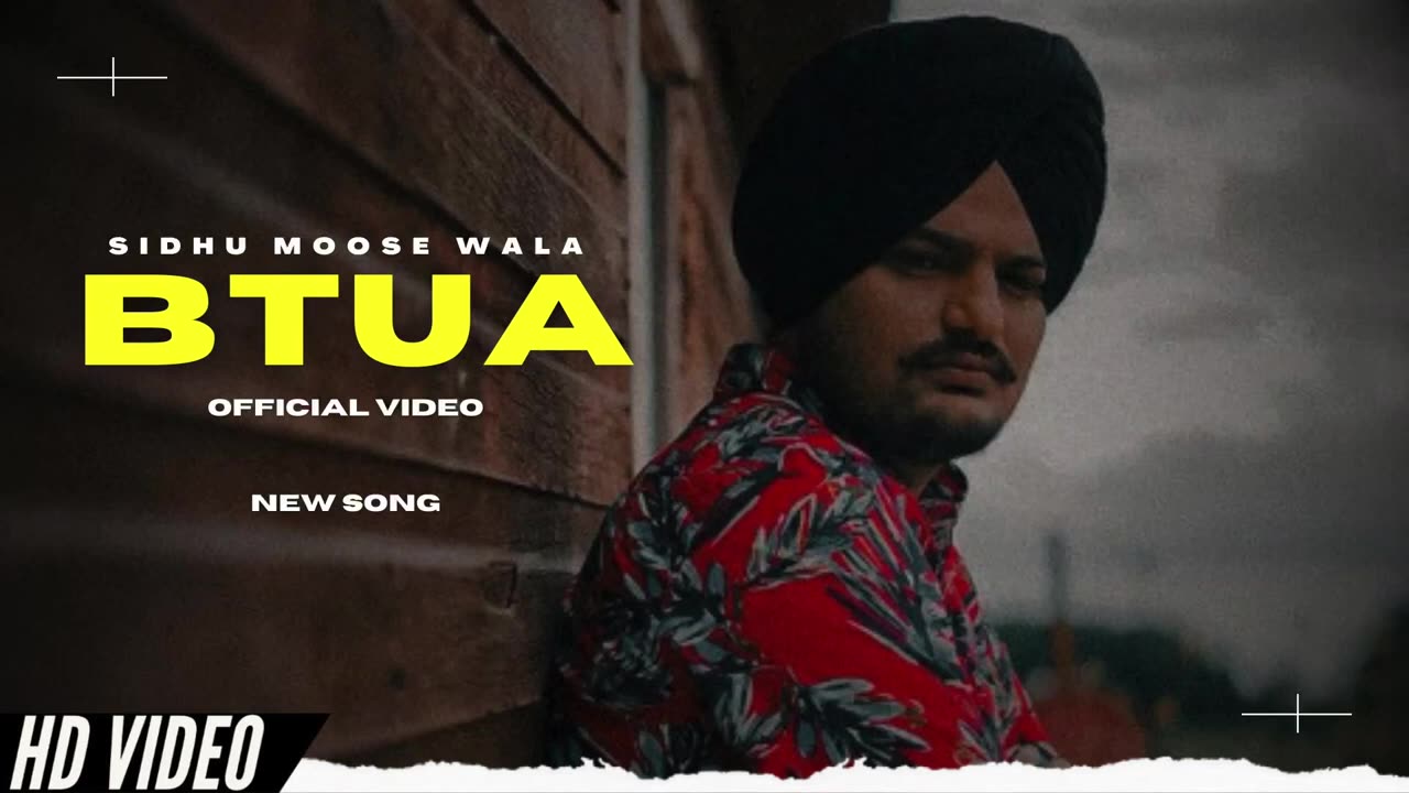 BTUA(Official Audio) | SIDHU MOOSE WALA MUSIC | RDX STUDIO | NEW SONG 2023 |