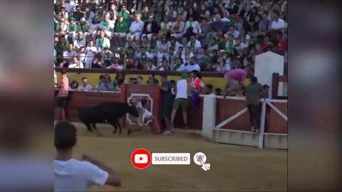 The Funniest Bullfighters in the World || Most awesome bullfighting festival || Try not to #laugh