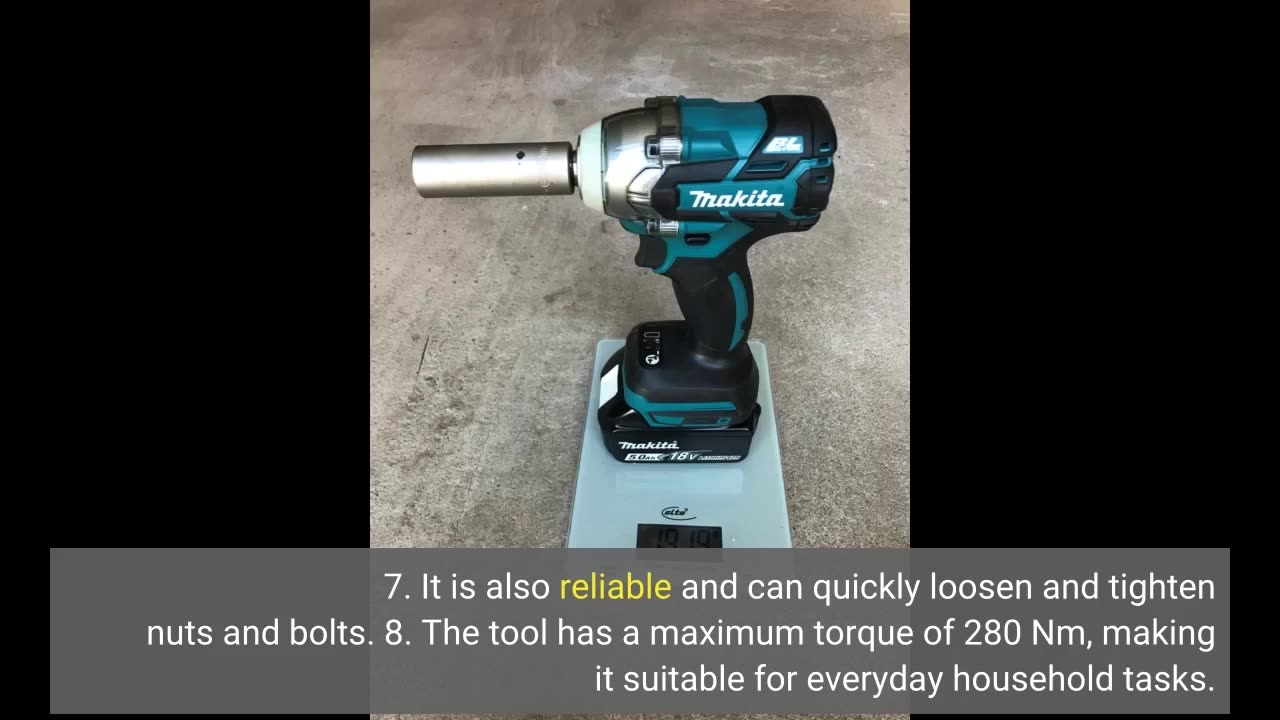 Makita DTW285Z Akku-Schlagschrauber 18,0 V (ohne Akku, ohne Ladegerät)