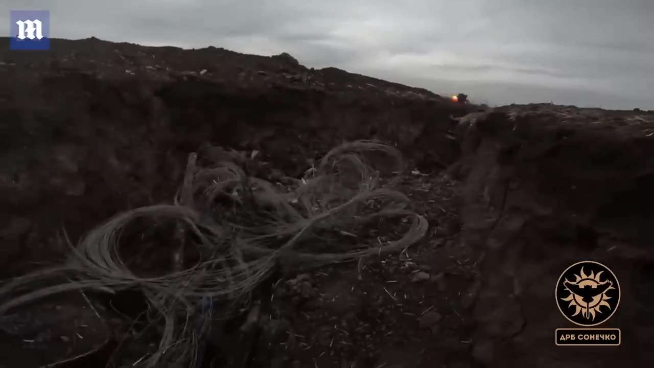 Ukrainian soldiers take Russian trench in terrifying POV footage from Bakhmut