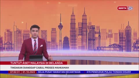 1 OKTOBER 2022 -BERITA PAGI-TUNTUT ASET MALAYSIA DI BELANDA