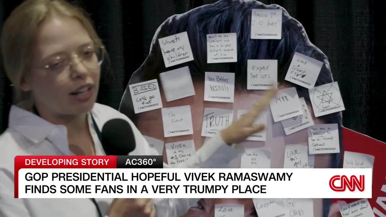 How newcomer Vivek Ramaswamy is winning over some Trump fans