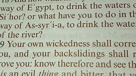 Prophetic break in Jeremiah 2, part 4 Seek ye the old path...