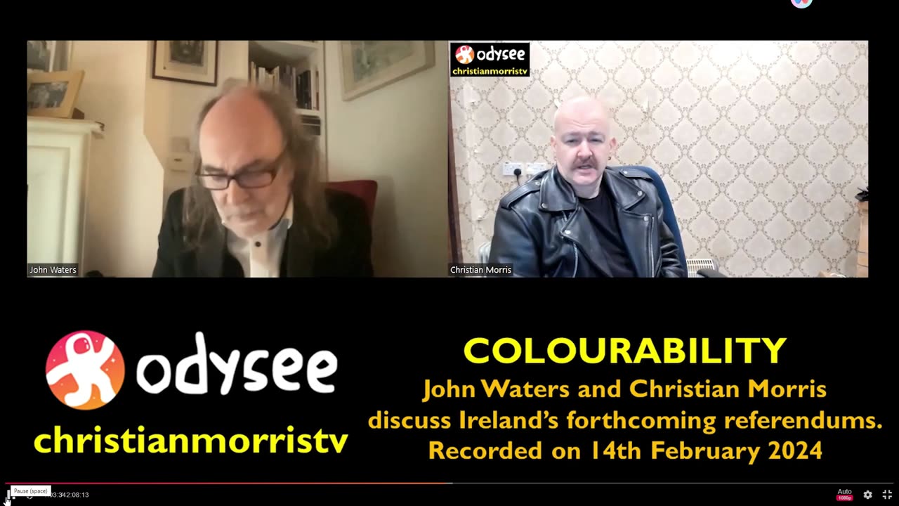 Christian Morris & John Waters discuss the forthcoming Referendums 14th February 2024