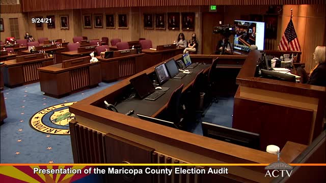 09/24/2021 - Presentation of the Maricopa County Election Audit