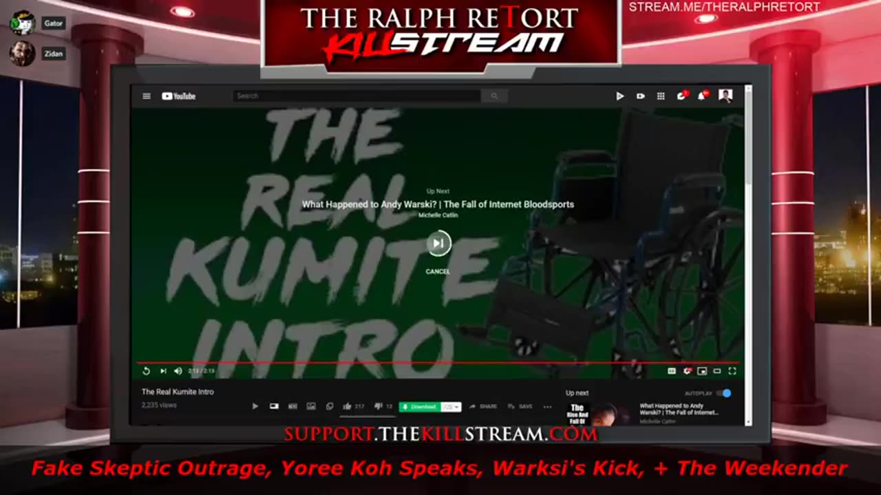 2018-11-09 - Killstream - Fake Skeptic Outrage, Yoree Koh Speaks, Warski's Kick, The Weekender