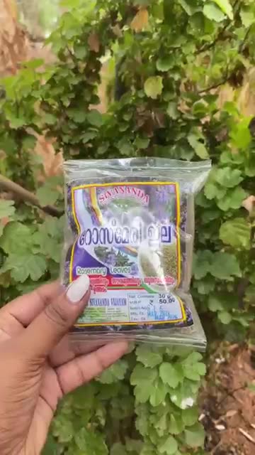 Rosemary water making video