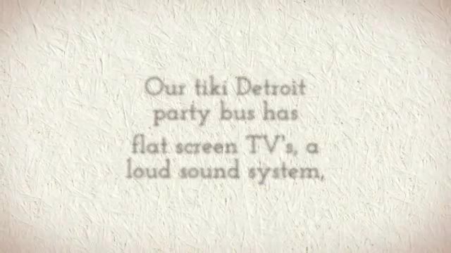 Detroit Party Bus