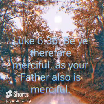 Luke 6:36-37 #shorts #scripture #bible #verse #verseoftheday #inspiration #shorts