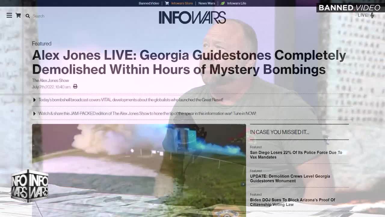 Alex Jones Show 07/07/22: CERN Turns On, Georgia Guidestones Explode, & Liberal grooming