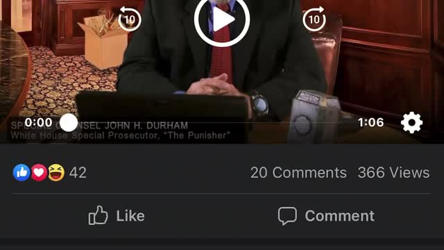 A message from special prosecutor John Durham