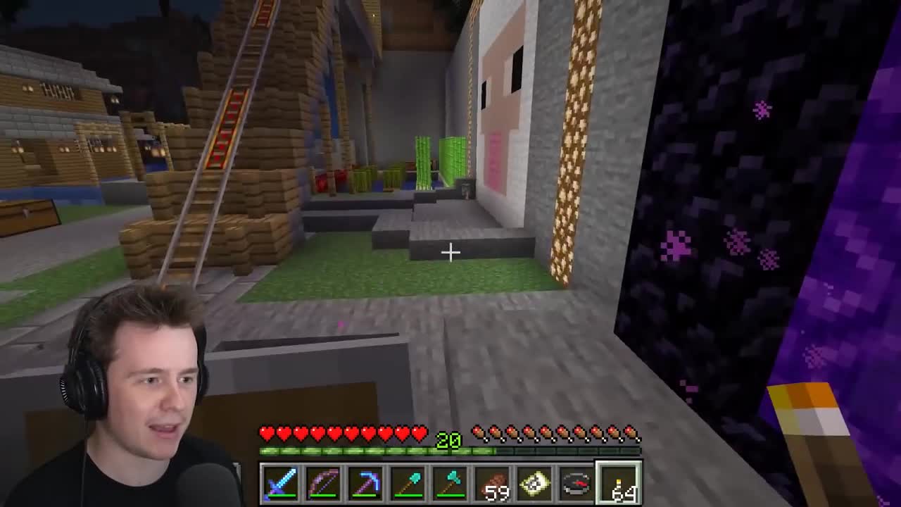 I found the CRAZIEST Diamond Mine In MINECRAFT!!