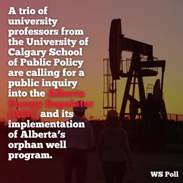 Do you support calling a public inquiry into the AER's orphan wells?