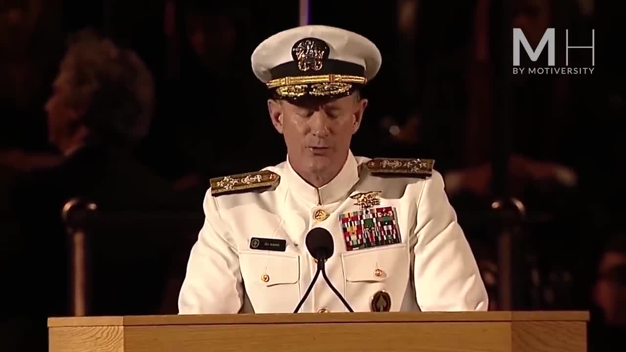 ADMIRAL MCRAVEN LEAVES THE AUDIENCE SPEECHLESS