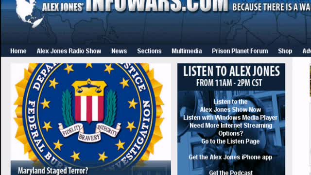 ALEX JONES SHOW FULL Episode Jan 07 2011 Friday Archive