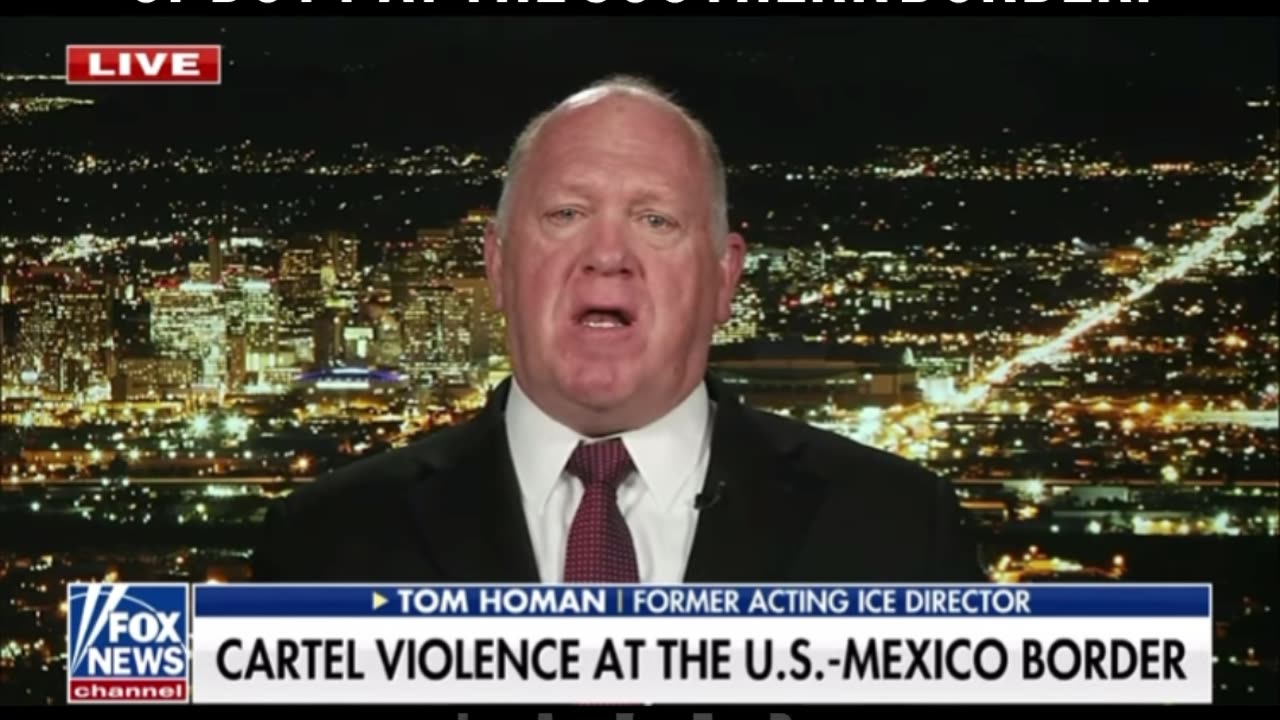 Tom Homan calls out Biden administration