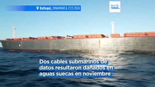 Cuatro países de la UE inspeccionan un buque chino tras la rotura de cables submarinos en noviembre