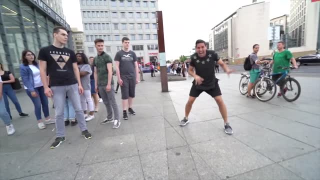 Fortnite dance compilation in real life