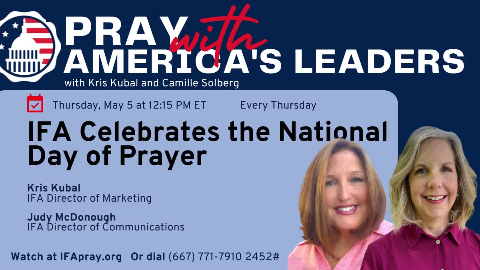 National Day of Prayer with Intercessors for America