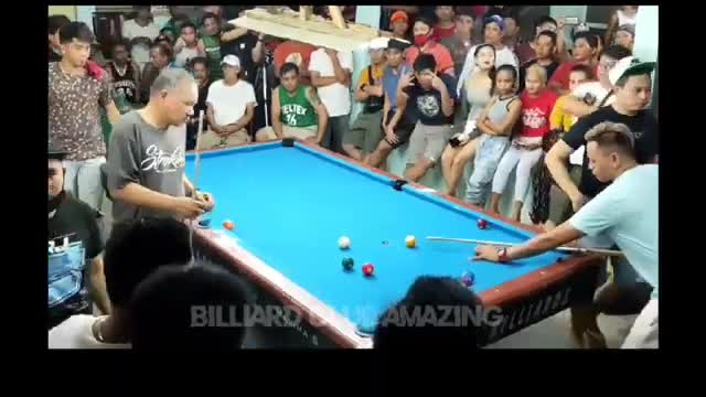 Magician of pool "Efren Bata Reyes" Money game