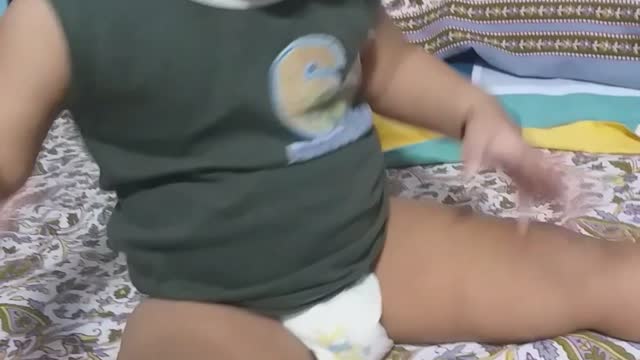 Cute baby having fun 🥰🥰