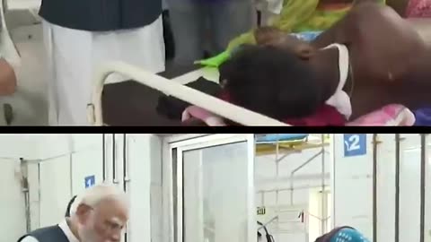 PM Modi Visits the Hospital in Balasore to Meet Those Injured in Odisha Train Accident