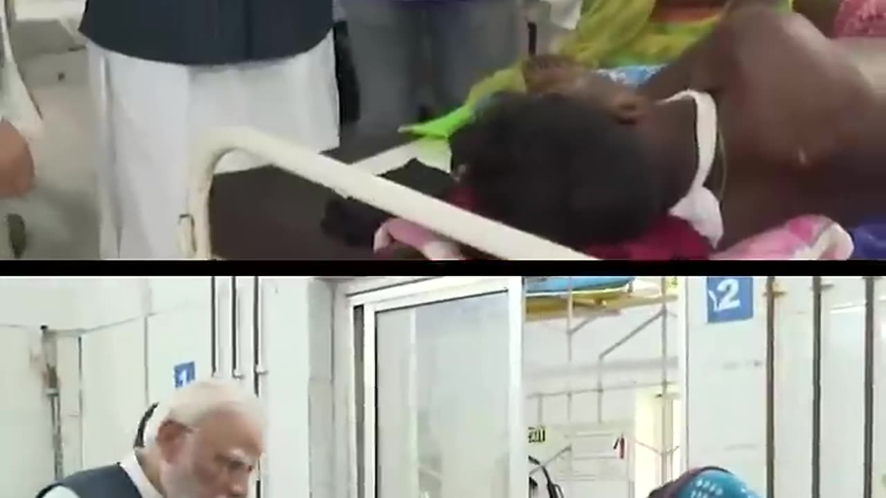 PM Modi Visits the Hospital in Balasore to Meet Those Injured in Odisha Train Accident