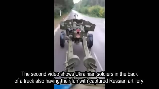 🔴 Ukraine War - Ukrainian Soldiers Baptizing Artillery With Champange To Celebrate Latest Victories